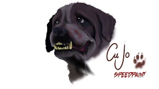 Cujo Speedpaint [upl. by Yeleak588]