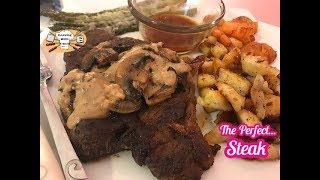 How To Cook The Perfect Steak  On The Stove Top [upl. by Ebanreb589]