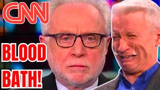 BLOODBATH CNN Layoffs COMING Anderson Cooper Wolf Blitzer on CHOPPING BLOCK [upl. by Yrocal898]