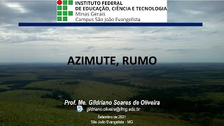 Planimetria  Azimute e Rumo [upl. by Lebbie156]