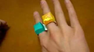 origami ring [upl. by Hannahsohs]