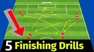 ✅Soccer Finishing Drills  5 Amazing Finishing Soccer Drills2021 [upl. by Gnoy747]