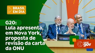 Lula Brasil estuda convocar Conferência de Revisão da Carta da ONU [upl. by Engedus]