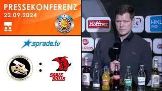 22092024  Pressekonferenz  TecArt BlackDragons vs Saale Bulls Halle [upl. by Geesey682]