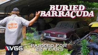 BURIED Plymouth Barracuda Parked for 22 YEARS Will it RUN AND DRIVE 400 Miles Home [upl. by Boff]