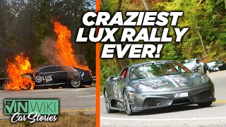 Insane Food amp Car Fires The Craziest Lux Rally Ever [upl. by Rochell282]