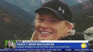 Woman found dead after suspected bear encounter near Yellowstone officials say [upl. by Lerim331]