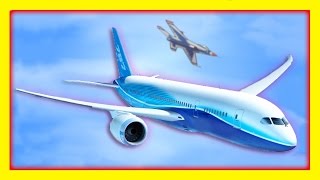 Airplane Videos for Children  Machines for Kids  Compilation FLYING HIGH [upl. by Yenaled454]