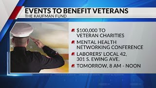 Kaufman Fund hosting events to benefit veterans Wednesday and Thursday [upl. by Diella144]