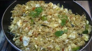 Egg Fried Rice recipe in Kannada  ಎಗ್‌ ಫ್ರೈಡ್ ರೈಸ್  Simple Egg Rice Kannada  Fried rice Kannada [upl. by Nagiam]