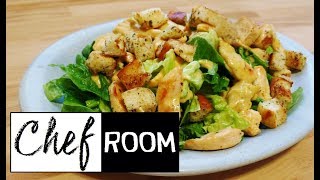 Ensalada Cesar con Pollo  Chicken Caesar Salad [upl. by Acirred]