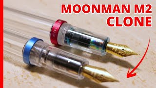 5 Moonman M2 Clonne  HYL M2 Fountain Pen [upl. by Nazler]