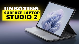 SURFACE LAPTOP STUDIO 2  UNBOXING amp PRÉSENTATION 🔥 [upl. by Riamo]