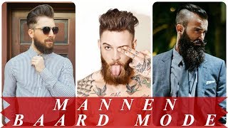 Trendy mannen baard mode [upl. by Ecnarual]