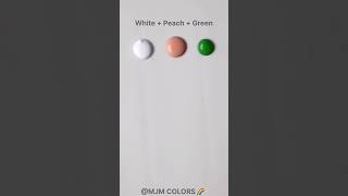 Creating a Fresh Green Color by Mixing Paints [upl. by Llenrap]