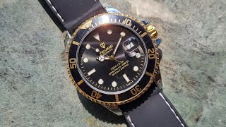 Review Tevise AutomaticMechanical Submariner Homage Most Affordable Automatic Divers Watch [upl. by Adeys]