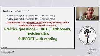 How to Pass FRCS Ortho Exams  Claire Carpenter [upl. by Ardnas]