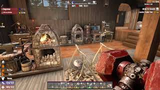 7 Days to Die CoOp  Episode 7 Part 5  Day 35 with New Armor and Steel Sledgehammer [upl. by Eimyaj108]