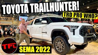 Toyota Is All In The New Toyota Tundra TRAILHUNTER Aims At Ram Ford amp Chevy’s Best OffRoad Trucks [upl. by Relyks]