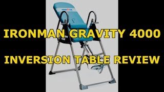 Ironman 4000 Inversion Table Review amp Assembly Tips Best Budget vs Exercises How To Assemble [upl. by Zadack]