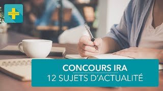 Cas pratique au concours des IRA  12 sujets à maîtriser [upl. by Aro966]