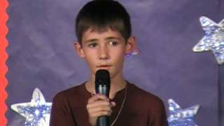 Hey Jude  Jacob Evancho Sings The Beatles at 5th Grade Talent Show [upl. by Eatton462]