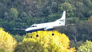 Bemidji Aviation Services Fairchild SA227AC Metro III N611BA Windy Landing  Minneapolis [upl. by Nerad858]