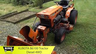 KUBOTA B6100 4WD Diesel Tractor [upl. by Ilhsa]