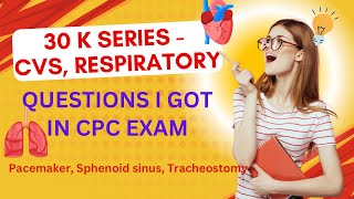 30 K series CPT questions for CPC exam cardiovascular CPT questions cpcexamprep cpc cptcoding [upl. by Nyleda878]