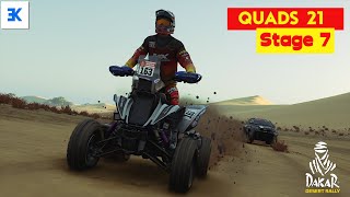 Dakar Desert Rally  2021 Quads Rocky Push Stage 7 [upl. by Kroo]