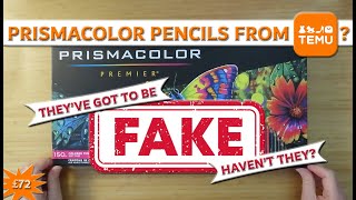 Fake Prismacolor Pencils From Temu [upl. by Rillings]