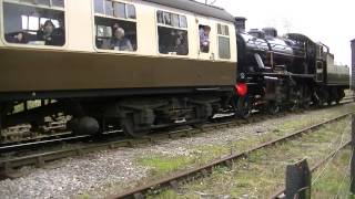 ivatt 260 46447 on first train 26102014 [upl. by Airolg994]