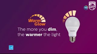 Philips Warm Glow Dimmable LED Light Bulbs [upl. by Ontine]