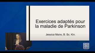 Conférence sur les exercices adaptés  Parkinson Québec [upl. by Kcirneh812]