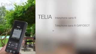 TELIA  Présentation  interphone et téléphone sans fil DECT [upl. by Llewop]