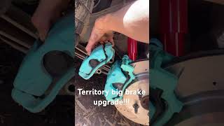 Xr6 turbo territory big brake upgrade ford barra turbo xr6 xr6t bigbrakes t51r boost [upl. by Akilaz]