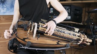 Guilhem Desq  A sound has no name Hurdy Gurdy Live performance [upl. by Rednasyl]