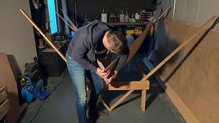 Building my nesting dinghy  a sailing spindrift 10 EP3 [upl. by Buyse]