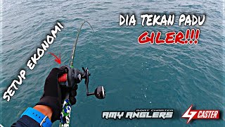 🔴BERTAHUN AKU CARI IKAN INIAMY ANGLER BOAT CHARTERPART 14GCASTER179 [upl. by Kampmann]