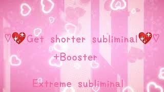 ☆•Get shorter subliminal •☆ [upl. by Hiller182]