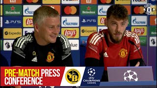 PreMatch Press Conference  Young Boys v Manchester United  UEFA Champions League [upl. by Nnair379]