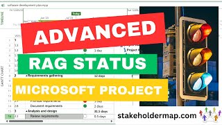 Advanced RAG traffic light status for Microsoft Project [upl. by Jacobina]