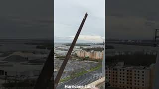 Trapped by the chlorine fire in hurricane Laura on a bridge in lake Charles [upl. by Nudnarb370]