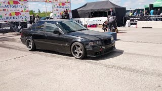 BMW 316i E36 30 Turbo 18mile drag race [upl. by Aerb329]