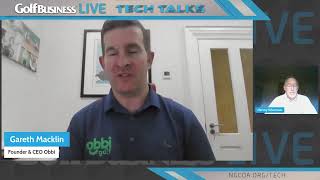 Golf Business LIVE  Tech Talks  Special Guest Gareth Macklin [upl. by Lyudmila]