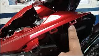 FAIRINGS REMOVAL AIRBLADE150TUTORIAL [upl. by Ratep803]