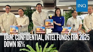 DBM Confidential intel funds for 2025 down 16 [upl. by Rramel]