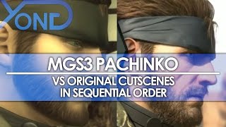 MGS3 Snake Eater Pachinko Cutscenes VS Original In Sequential Order w Original Audio [upl. by Declan]