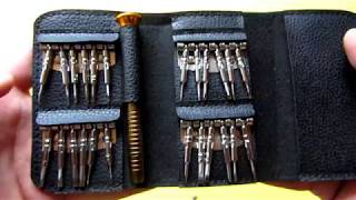 Wallet screwdriver set from ebay Repair tool PC set [upl. by Netram341]