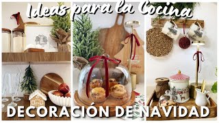 🌲🍷DECORACIÓN DE NAVIDAD 2024 ♥️ Ideas en tendencia para la cocina  Navidad tradicional y Vintage ✨ [upl. by Eri889]